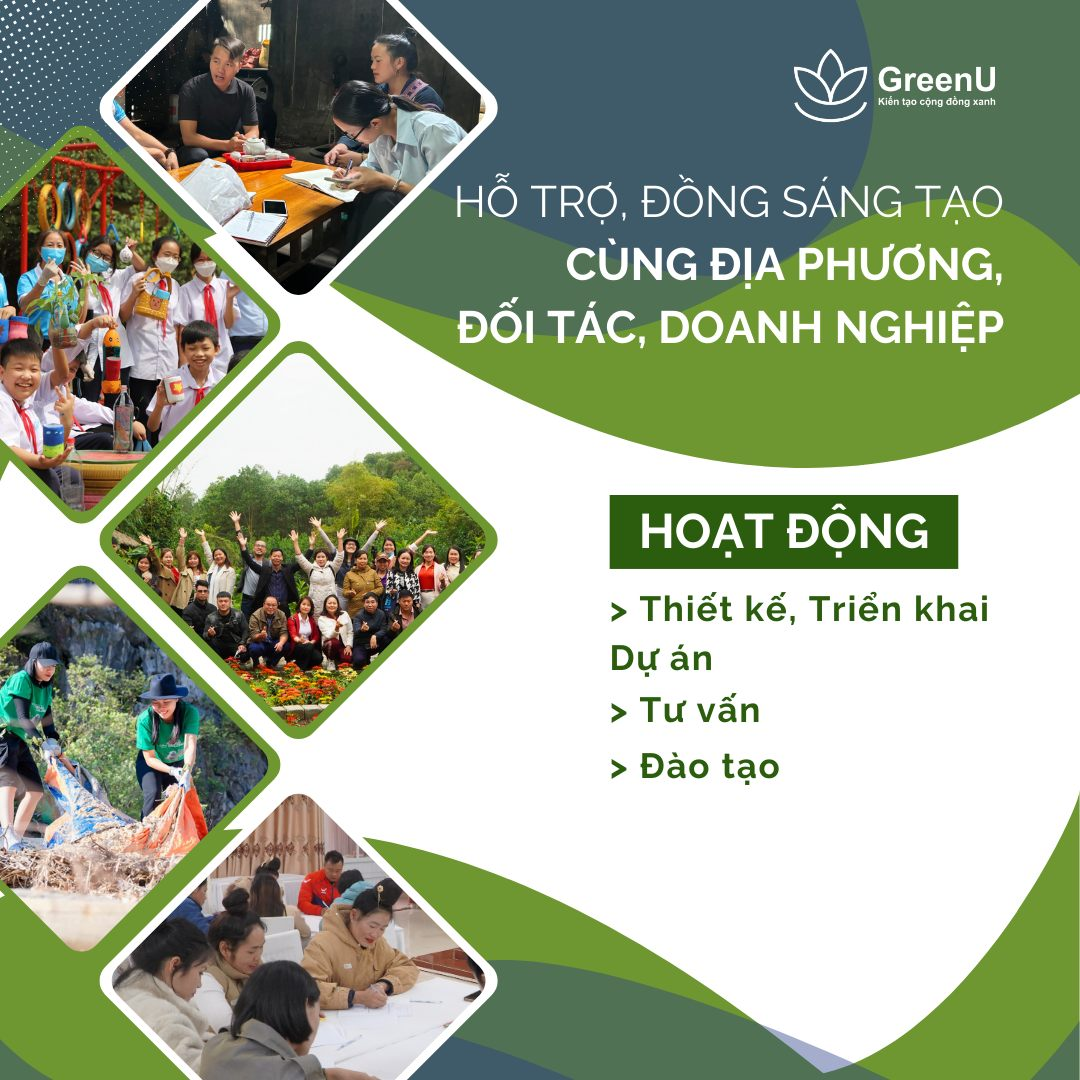 🌳 GreenU – Hỗ Trợ, Đồng Sáng Tạo Cùng Địa Phương, Đối Tác Và Doanh Nghiệp 🌳